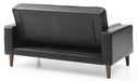 Glory Furniture Andrews G843A-L Loveseat Bed ( 2 Boxes ) , Black G843A-L