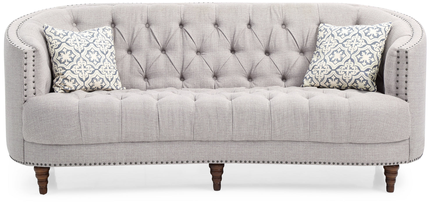 Glory Furniture Charleston G850-S Sofa , LIGHT GrayG850-S