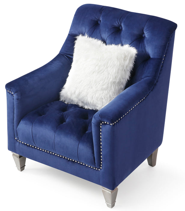 Glory Furniture Dania G851-C Chair , Blue G851-C