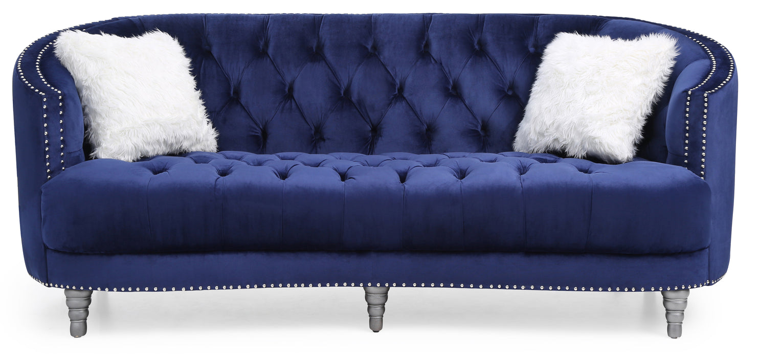 Glory Furniture Dania G851-S Sofa , Blue G851-S