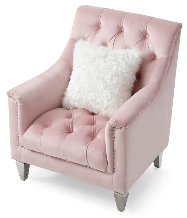 Glory Furniture Dania G854-C Chair , Pink G854-C