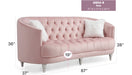 Glory Furniture Dania G854-S Sofa , Pink G854-S