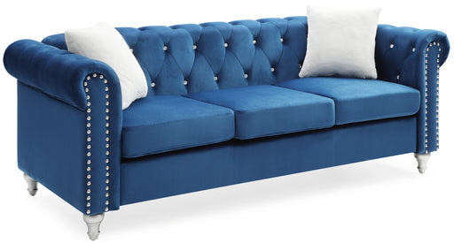 Glory Furniture Raisa G861A-S Sofa , Navy BlueG861A-S