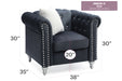 Glory Furniture Raisa G863A-C Chair , Black G863A-C