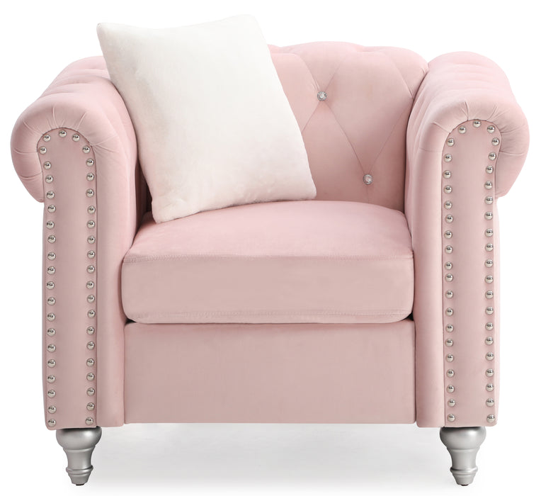 Glory Furniture Raisa G864A-C Chair , Pink G864A-C