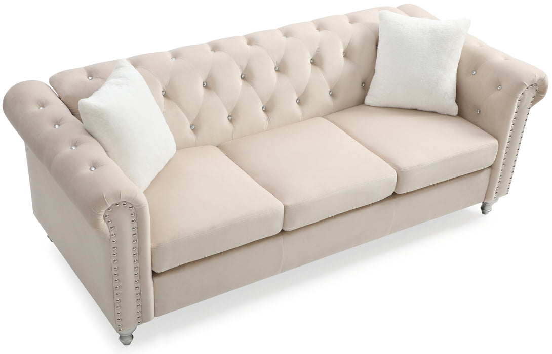 Glory Furniture Raisa G867A-S Sofa , Beige G867A-S