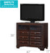 Glory Furniture LaVita G8875-TV TV Media Chest , Cappuccino G8875-TV