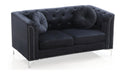Glory Furniture Pompano Loveseat - Black