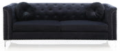 Glory Furniture Pompano G893A-S Sofa ( 2 Boxes ) , Black G893A-S