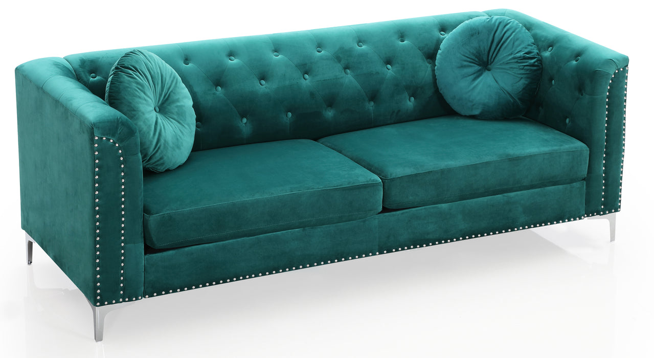 Glory Furniture Pompano G895A-S Sofa ( 2 Boxes ) , Green G895A-S