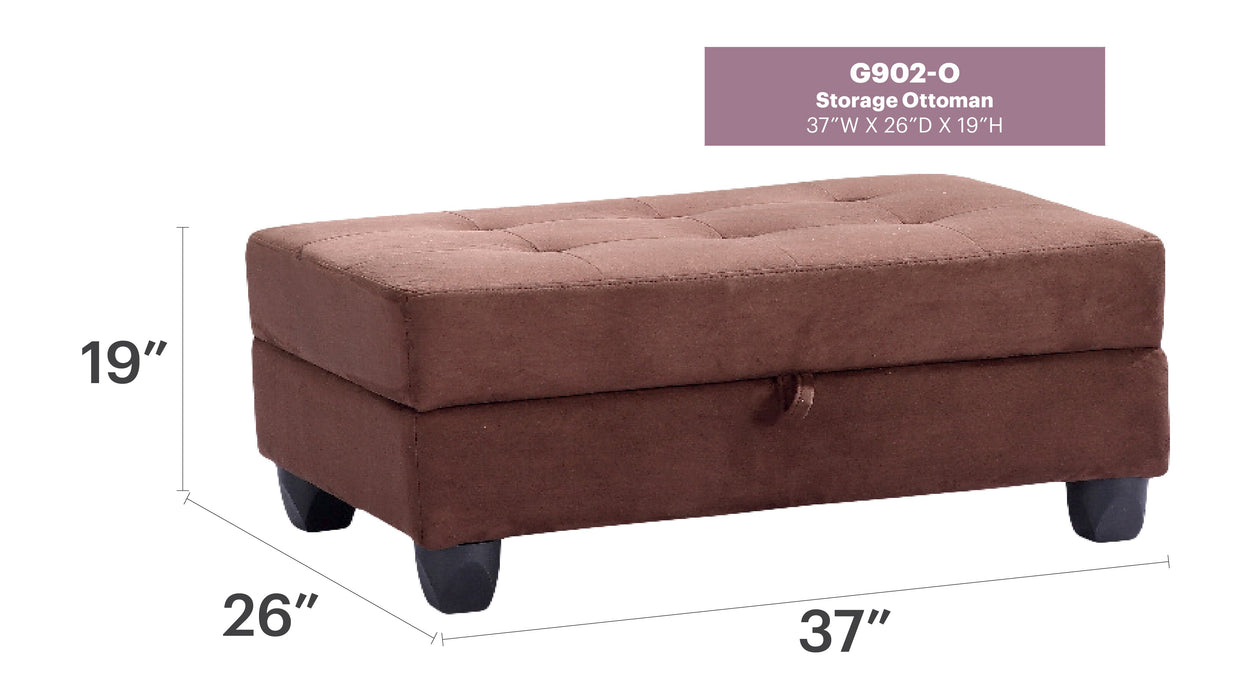 Glory Furniture Gallant Ottoman