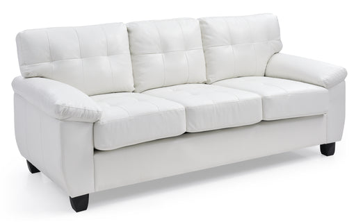 Glory Furniture Gallant G907A-S Sofa , White G907A-S