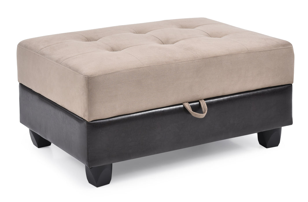 Glory Furniture Gallant G908-O Ottoman , MOCHA G908-O