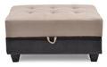 Glory Furniture Gallant G908-O Ottoman , MOCHA G908-O