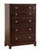 Glory Furniture Ashford G9800-CH Chest , Cappuccino G9800-CH