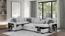 Giza Sectional – Giza Sectional Gray by Galaxy Home Furnishings