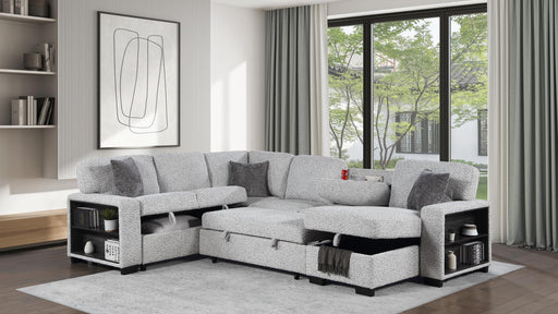 Giza Sectional – Giza Sectional Gray by Galaxy Home Furnishings