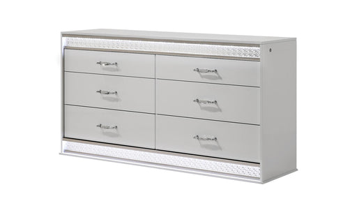 Glam Dresser – Glam Dresser White by Galaxy Home Furnishings