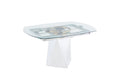 Contemporary Motion-Extendable Glass Dining Table GLORIA-DT