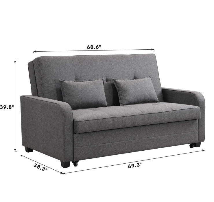 Georgia Gray Sleeper Sofa