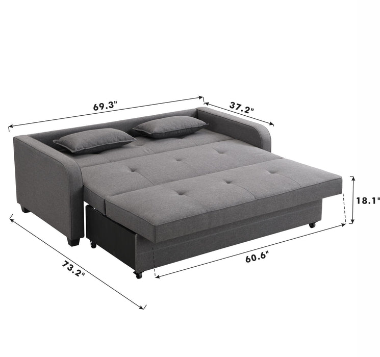Georgia Gray Sleeper Sofa