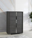 Giulia Night Stand Right Facing in Matte Gray SR09-203R