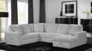 Grande Sectional – Grande Sectional Gray by Galaxy Home Furnishings