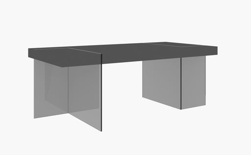 Cloud Modern Dining Table in Grey High Gloss 176971-T-HG-G