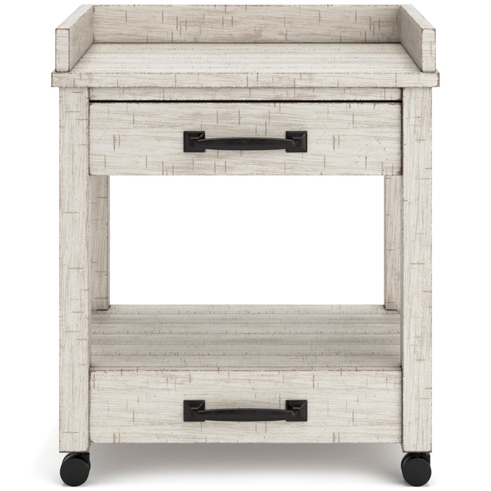 Carynhurst Home Office Desk, Bookcase and Printer Stand