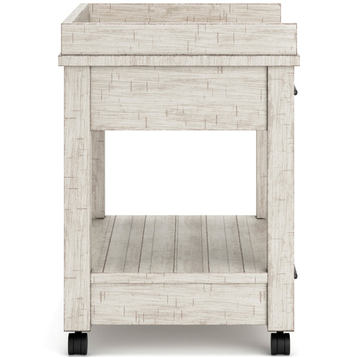 Carynhurst Home Office Desk, Bookcase and Printer Stand