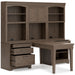 Janismore 6-Piece Bookcase Wall Unit with Desk