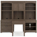 Janismore 6-Piece Bookcase Wall Unit with Desk