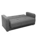 Ottomanson Harmony Collection Upholstered Convertible Loveseat with Storage