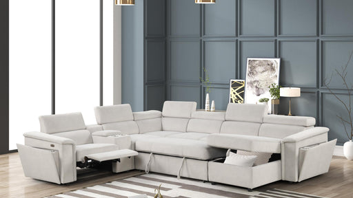 Harvey Sectional – Harvey Sectional Sofa Beige by Galaxy Home Furnishings