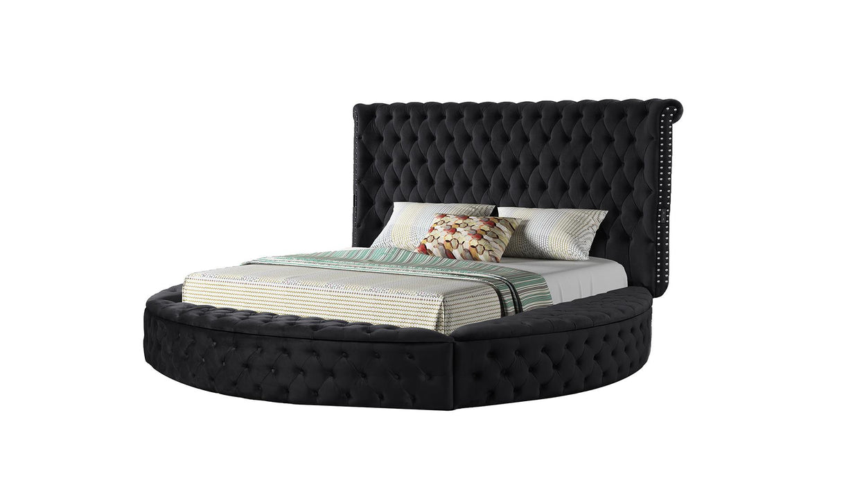 Hazel Bed – Hazel Queen Bed Black by Galaxy Home Furnishings