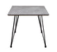 Contemporary Rectangular Dining Table w/ Laminated Wooden Top HEATHER-DT