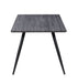 Contemporary Dining Table w/ Melamine Wooden Top HENRIET-DT