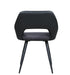 Contemporary Open-Back Side Chair - 2 per box HENRIET-SC-GRY
