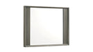Hugo Mirror – Hugo Mirror Gray by Galaxy Home Furnishings