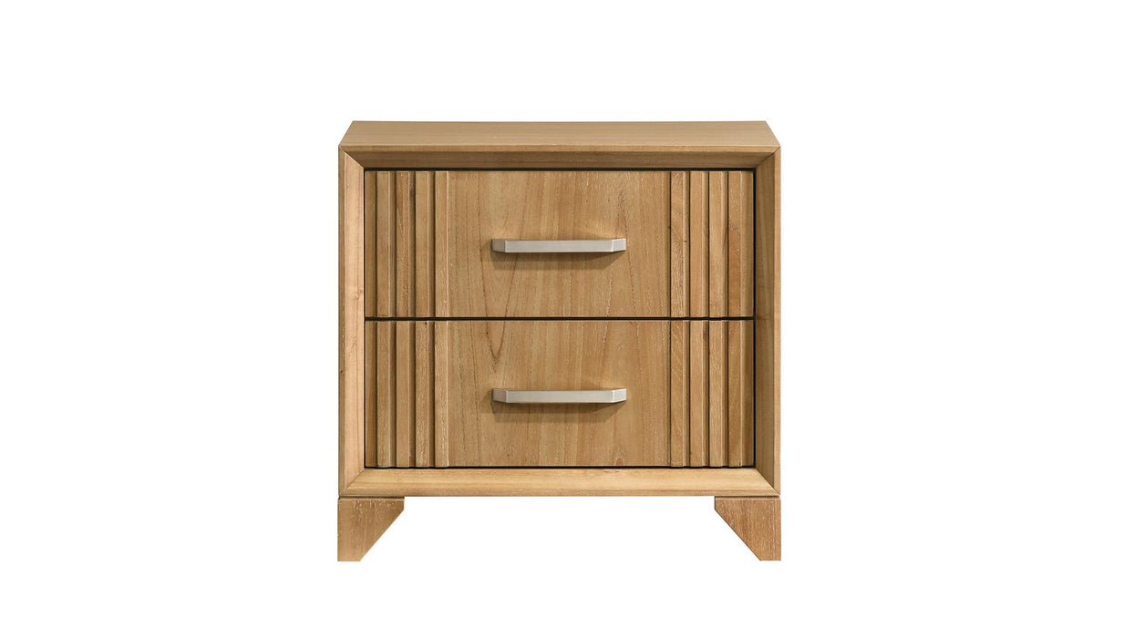 Hugo Nightstand – Hugo Night Stand Natural by Galaxy Home Furnishings