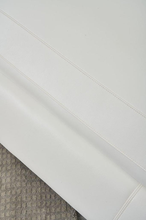 3 PC Reclining White Sectional