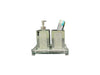 Ambrose Exquisite 3 Piece Square Soap Dispenser and Toothbrush Holder with Tray