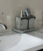 Ambrose Exquisite 3 Piece Square Soap Dispenser and Toothbrush Holder with Tray