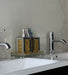 Ambrose Exquisite 3 Piece Square Soap Dispenser and Toothbrush Holder with Tray