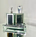 Ambrose Exquisite 3 Piece Square Soap Dispenser and Toothbrush Holder with Tray