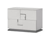 Infinity Premium Night Stand in Bianco Lucido 17441-NS