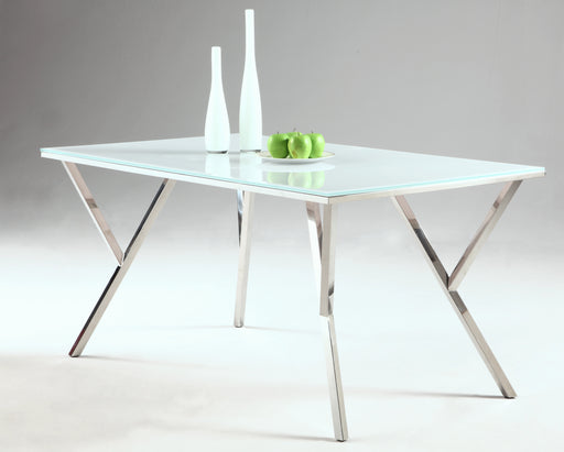 Modern Starphire Glass Top Dining Table JADE-DT