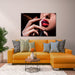 Oppidan Home Red Lip Cigar Acrylic Wall Art (32H x 48W)
