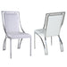 Contemporary Open Frame Side Chair - 2 per box JOSIE-SC-WHT