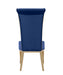 High Back Side Chair w/ Golden Frame - 2 Per Box JOY-SC-BGL